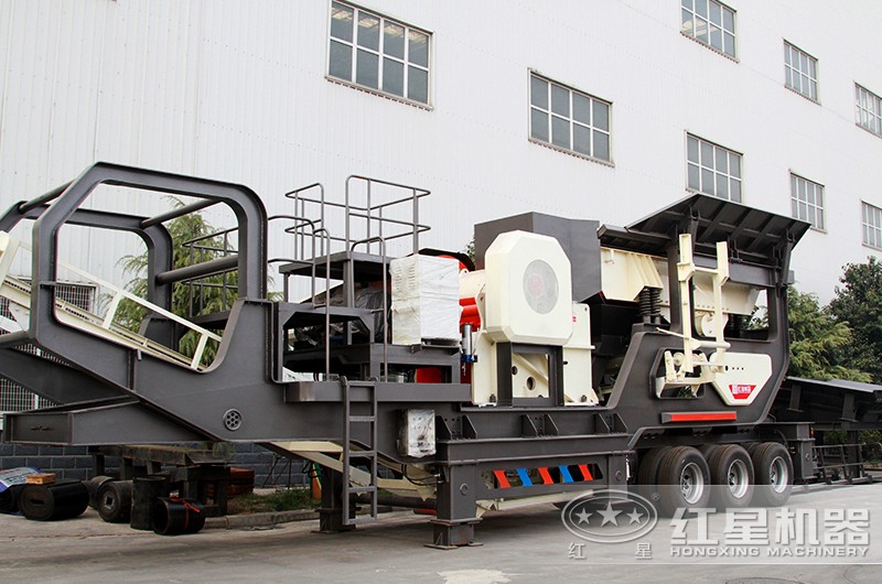 移動方便的流動石子加工機廠區圖