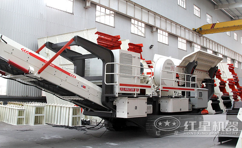 液壓移動(dòng)碎石設(shè)備，綠色生產(chǎn)、多種組合、油電混合