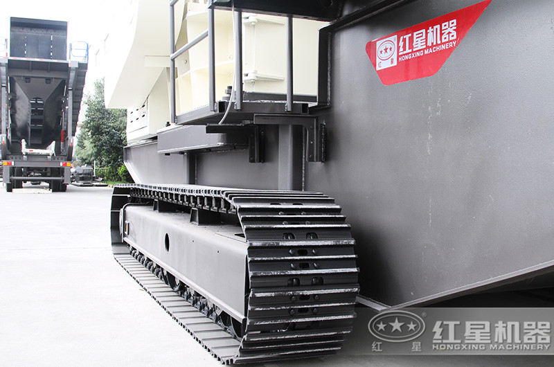 可移動建筑工地垃圾粉碎機，履帶液壓驅動