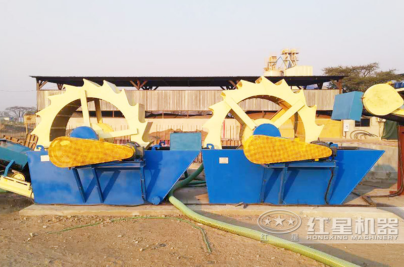 時產200-300噸水洗砂生產線作業現場，可隨時就近參觀了解 