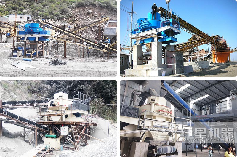 全國2000+時產500噸環(huán)保制砂生產線現場合集