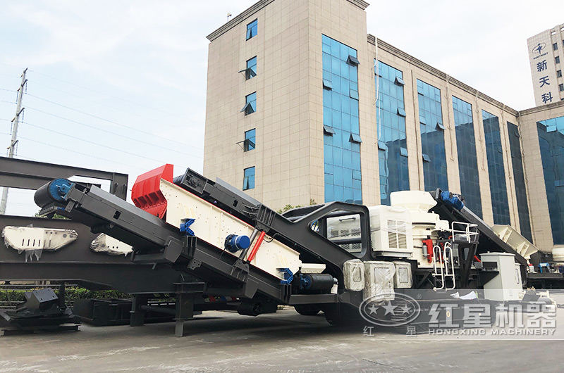 移動制砂機(jī)一體式集給料、破碎、制砂、篩分為一體