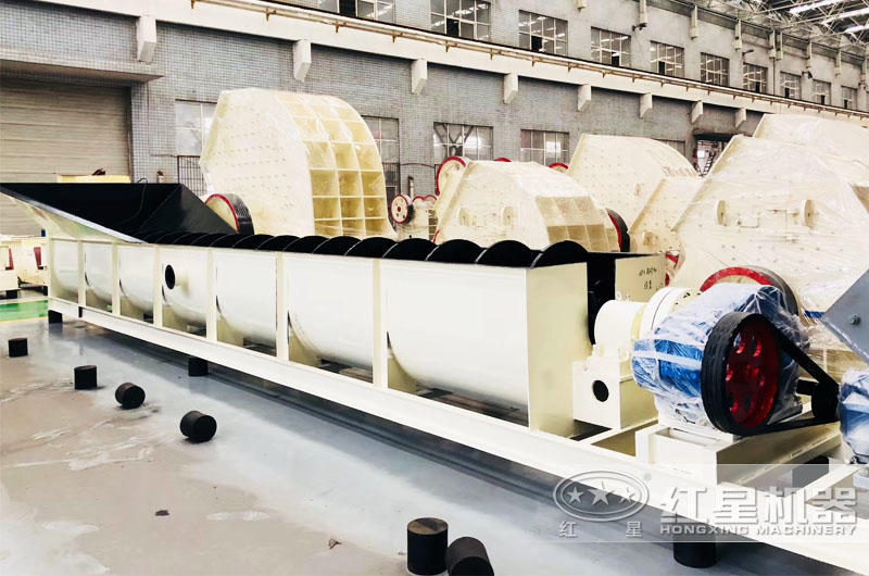 螺旋式洗砂機機身長8-11米，可與機載車身銜接合理