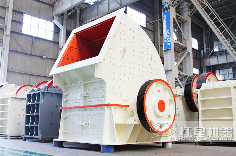 重錘式破碎機進料口大，≤1200mm