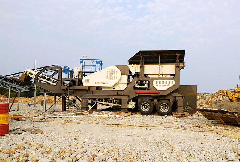 時(shí)產(chǎn)50-100立方可移動(dòng)青石破碎生產(chǎn)線(xiàn)